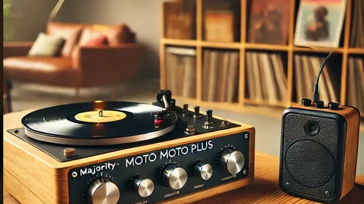 Majority Moto Plus im Check: Plattenspieler-Set mit Bluetooth und Lautsprechern