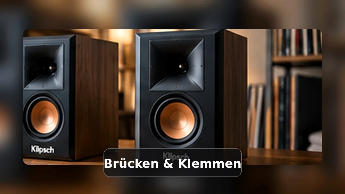 Lautsprecherklemmen mit mehreren Anschlussmöglichkeiten