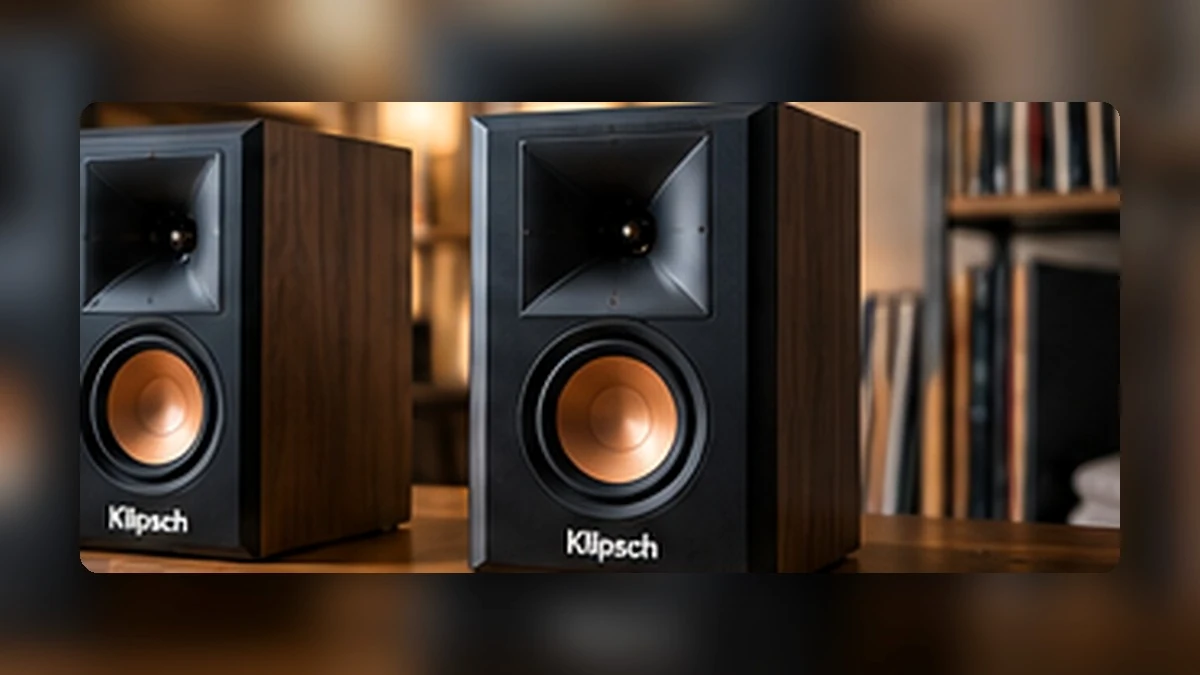 Redaktionelle Produktvisualisierung der Klipsch RP-600M II