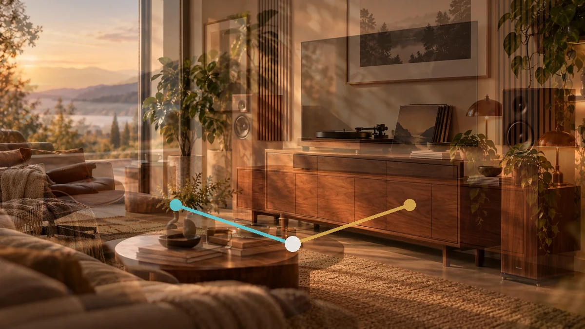 Soundbar und klassische Stereo-Lautsprecher im direkten Wohnraumvergleich